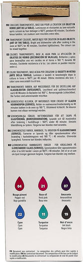 PEBEO 4 SET INITIA VITRAIL 6X20ML - Al Masam Stationery LLC